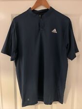 Used, ADIDAS GOLF COLLARLESS GOLF SHIRT NAVY SIZE MEDIUM for sale  Shipping to South Africa