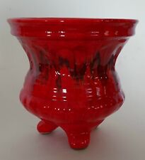 red orange ceramic planter for sale  Wilmot