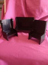 Used, VINTAGE HANDMADE DOLLHOUSE WOODEN BENCH FURNITURE SET OF 3.  (1 SOFA - 2 SIDE) for sale  Shipping to South Africa