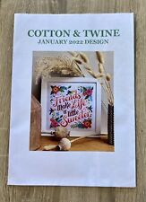 Cotton twine january for sale  THORNTON-CLEVELEYS