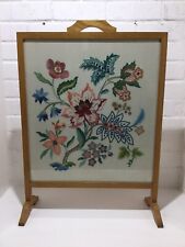 Embroidered fire screen for sale  BURNHAM-ON-SEA