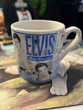 Caneca de café Elvis Presley Signature chá azul Natal dois lados  comprar usado  Enviando para Brazil