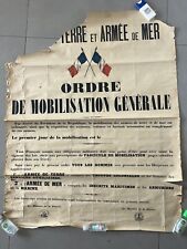 Affiche mobilisation août d'occasion  France