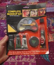 Vintage Halloween 9 Piece Complete Makeup Kit Vampire Blood Creepy Skin Sponge  for sale  Shipping to South Africa