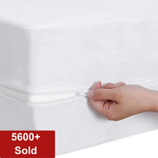 Anti Bug Zipped Waterproof Mattress Total Encasement Protector Cover All sizes for sale  Shipping to South Africa