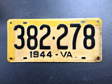license plate 1944 virginia for sale  Wichita Falls