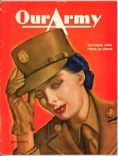 Arte impressa capa revista Our Army 1944: artigos militares erosen anúncios legais mais, usado comprar usado  Enviando para Brazil