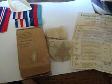 3 Original British ww2 1939-1945 War Medals With Original Ribbons. & Box  for sale  SHREWSBURY