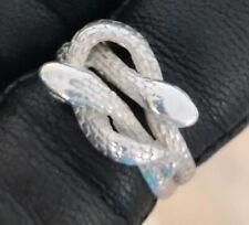 Sterling silver entwined for sale  SOMERTON