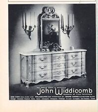 1962 John Widdicomb  PRINT AD Furniture features: Dresser and Mirror, used for sale  Shipping to Canada