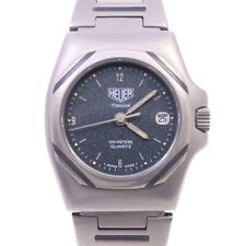 Relógio de quartzo HEUER titânio mostrador cinza 823.208 comprar usado  Enviando para Brazil