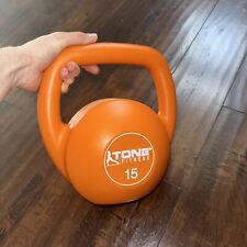 Chaleira Tone Fitness, 15 lb laranja ótimo estado usada treino brilhante comprar usado  Enviando para Brazil