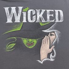 Wicked Musical Defy Gravity Tour Gray T Shirt Size Medium Wizard of Oz Broadway for sale  Shipping to South Africa