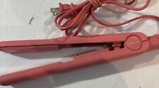 Corioliss ProFix Hair Straightener Flat Iron Titanium Plates 1" Pink Tested for sale  Shipping to South Africa
