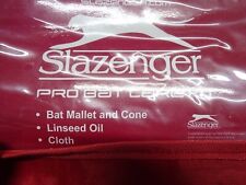 Slazenger Pro Bat Care Kit With Bag Mallet Linseed oil & Cloth. Unused Condition, used for sale  Shipping to South Africa