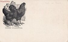 Postcard chickens golden for sale  Collegeville