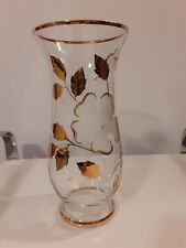 Vaso cristallo smerigliato usato  Ledro