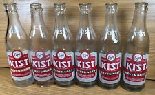 Used, 6 lot Antique SODA POP glass Bottles KIST BEVERAGES red & white ACL GRAPHICS 7oz for sale  Shipping to South Africa