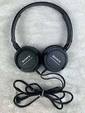 Fones de ouvido supra-auriculares estéreo Sony MDR-ZX100 ZX Series estúdio preto comprar usado  Enviando para Brazil