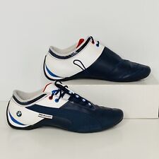 Zapatos Puma BMW Motorsport Cuero Para Hombre Azul Marino Blanco Conducción Velocidad Gato Talla 11.5 segunda mano  Embacar hacia Argentina