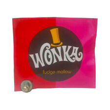 Willy Wonka 1971 ""Fudge Mallow"" reproducción barra de caramelo con chocolate, usado segunda mano  Embacar hacia Argentina