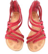 Sandalias Carlos SANTANA Rosa Brillante Fucsia Zapatos Talla 8 Correas Gladiador LINDAS, usado segunda mano  Embacar hacia Argentina