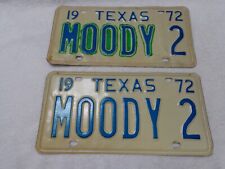 1972 texas license plates for sale  Pottsboro