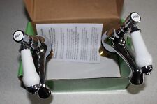 LANCASTER TRADITIONAL BASIN TAPS  VICTORIAN PLUMBING  ONLY £35!  NEW!  for sale  Shipping to South Africa