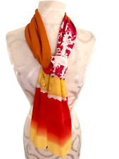 patterned dye tie scarf for sale  Hudson