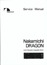 Nakamichi service manual gebraucht kaufen  Thiede