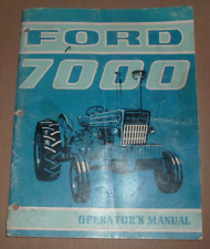 Manual do operador de trator agrícola Ford 7000 usado pelo fabricante comprar usado  Enviando para Brazil