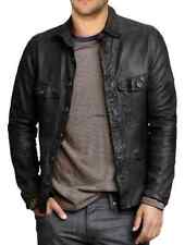 Men leather jacket for sale  Shipping to Ireland