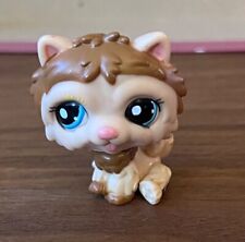 LPS Littlest Pet Shop AUTÉNTICO Chow Chow Marrón Bronceado Lindo Cachorro Perro #1996 Ojo Azul segunda mano  Embacar hacia Argentina