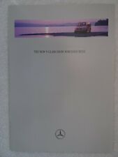 Mercedes class brochure for sale  BOURNEMOUTH