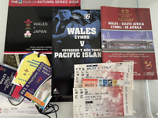 Rugby programmes wales for sale  MARKET RASEN