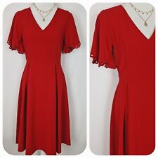 Kleid rot knielang gebraucht kaufen  Neustadt