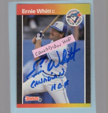 Usado, Autografado Ernie Whitt Canadian HOF adicionado Blue Jays 1989 Donruss comprar usado  Enviando para Brazil