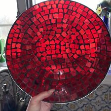 Red mosaic glass for sale  Campbell Hall