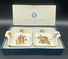 Vintage Lord Nelson Pottery "Rio" Square Serving Dishes Set of 2 (PG139G), used for sale  Shipping to South Africa