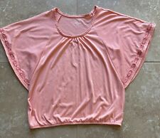 Sonoma Feminino Rosa Poeira-blusa Manga Morcego Tamanho G, usado comprar usado  Enviando para Brazil