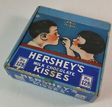 BESOS DE CHOCOLATE CON LECHE DULCE HERSHEY'S de colección barra de caramelo caja de publicidad, usado segunda mano  Embacar hacia Argentina