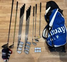Mens RH Titleist Mizuno Full Golf Clubs Set + Callaway Golf Stand Bag Rain Hood for sale  Shipping to South Africa