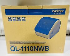 Brother QL-1110NWB Professional Thermal Desktop Label Printer - White/Black for sale  Shipping to South Africa