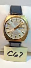 Vintage Benrus Automatic 17 Jewel 37MM Television Day Date Watch Running HG1B6 for sale  Shipping to South Africa
