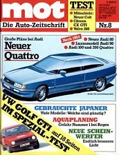 mot 1984 8/84 Citroen CX 25 GTI Volvo 360 GLS Mitsubishi Colt 1500 VW Golf GTI comprar usado  Enviando para Brazil