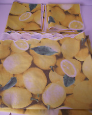 lemon tablecloth for sale  BROADSTAIRS