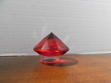 Red glass diamond for sale  Camden