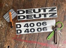Deutz d4006 sticker gebraucht kaufen  Deutschland