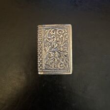 Silver plated matchbox for sale  DERBY