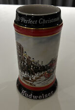 Budweiser christmas stein for sale  COLCHESTER